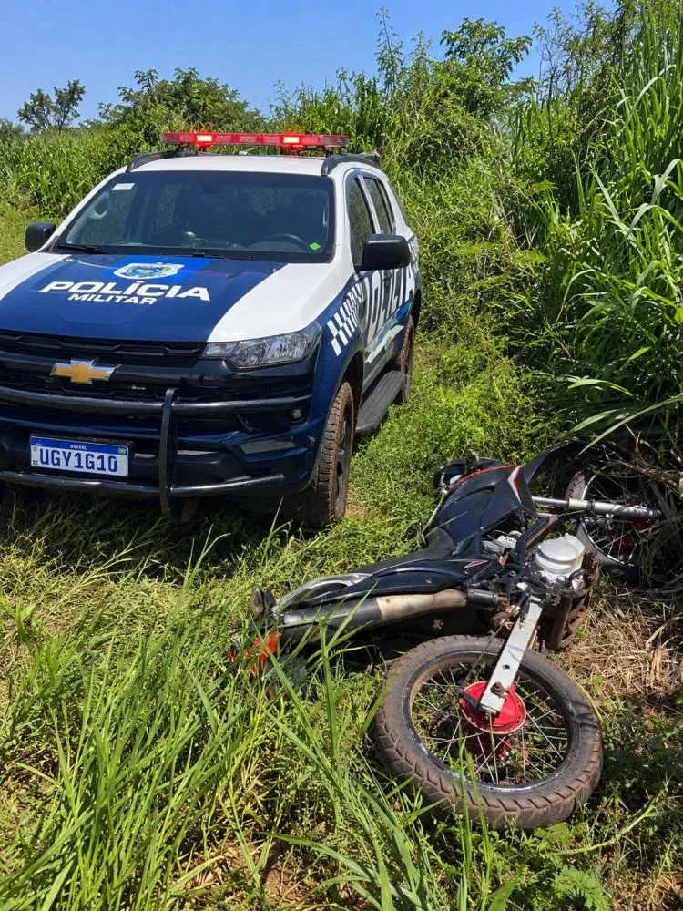 Motocicleta furtada em estacionamento é recuperada pela PM em Nova Alvorada do Sul
